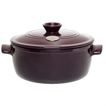 Faitouts, cocottes et marmites : Cocotte ronde Flame figue 16 cm